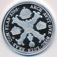 DN "Magyar tallérok utánveretben - I. Ferenc tallér 1796" Ag emlékérem tanúsítvánnyal (20g...