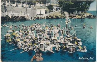 Fiume, Abbazia - leporellófüzet 15 lappal / leporello booklet with 15 cards