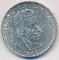 Ausztria 1964. 25Sch Ag "Franz Grillparzer" T:1-,2 Austria 1964. 25 Schilling Ag "Franz Grillparzer" C:AU,XF Krause  KM#2895.1