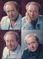 cca 1978 Kállai Ferenc(1925-2010) színművész 4 db aláírt, vintage fotója, 14x10 cm