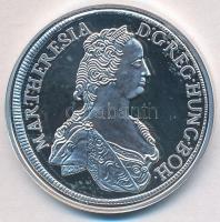 DN "Magyar tallérok utánveretben - Mária Terézia tallér 1745" Ag emlékérem tanúsítvánnyal (20g/0.999/25mm) T:PP
