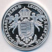 DN "Magyar tallérok utánveretben - II. Lipót tallér 1790" Ag emlékérem tanúsítvánnyal (20g...