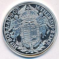 DN "Magyar tallérok utánveretben - Mária Terézia tallér 1780" Ag emlékérem tanúsítvánnyal (20g/0.999/25mm) T:PP