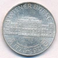 Ausztria 1971. 25Sch Ag "200 éves a Bécsi Tőzsde" T:1-,2 Austria 1971. 25 Schilling Ag "200th Anniversary of the Vienna Exchange" C:AU,XF Krause KM#2910