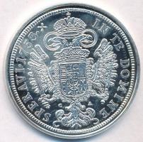 DN "Magyar tallérok utánveretben - Lotharingiai Ferenc tallérja 1753" Ag emlékérem tanúsít...