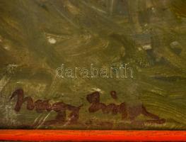 Nagy jelzéssel: Pihenő fiú (1906). Olaj, katon, üvegezett keretben, 33×24 cm