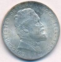 Ausztria 1935. 2Sch Ag "Karl Lueger" T:1- Austria 1935. 2 Schilling Ag "Karl Lueger" C:AU Krause KM#2855