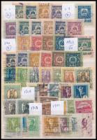 Adó- és törvénykezési illetékbélyegek közepes berakólapon (6.580)