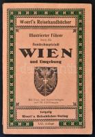 Illustrierter Führer durch die Bundeshauptstadt Wien und Umgebung. Woerl's Reisehandbücher. Lei...