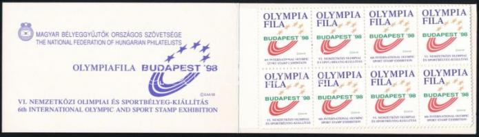 1998 Olimpiafila levélzáró 2 db bélyegfüzet