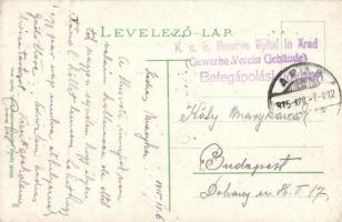 Arad, várkapu + K.u.K. Reserve Spital in Arad (Gewerbe Verein Gebäude) betegápolási ügyben / castle ...