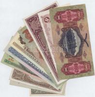 10db-os vegyes magyar korona, pengő és forint bankjegy tétel, közte fillér, bilpengős és "A Vör...