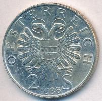 Ausztria 1936. 2Sch Ag "Szavolyai Jenő herceg" T:1-
Austria 1936. 2 Schilling Ag "Eu...