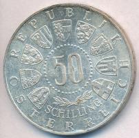 Ausztria 1963. 50Sch Ag "Tirol 600 éve egyesült Ausztriával" T:1-,2
Austria 1963. 50 Schi...