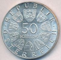 Ausztria 1966. 50Sch Ag "150 éves az Osztrák Nemzeti Bank" T:1-,2 
Austria 1966. 50 Schil...