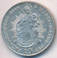 1848B 10kr Ag "V. Ferdinánd" T:2