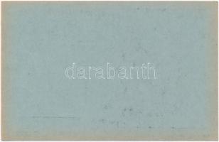 Schwarzné Kőrösy Mária bélyegkereskedése Szegeden. Iskola utca 29. reklámlap / Briefmarkenhandlung /...