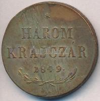 1849NB 3kr Cu T:2- karc, ph.  Adamo B2