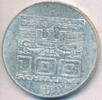 Ausztria 1976. 100Sch Ag "Innsbruck - XII. téli olimpia / Síelő" T:1-,2
Austria 1976. 100...