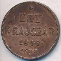 1848. 1kr Cu T:1-,2  Adamo B1