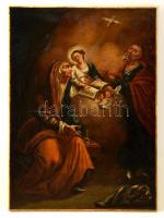 cca 1800 Jelzés nélkül: Szentlélek. Olaj, vászon, restaurált, 66×47 cm