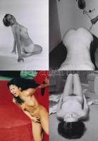 cca 1973 Modellparádé, 33 db szolidan erotikus fotó, vintage negatívokról készült mai nagyítások, 9x...