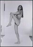 cca 1973 Határozott elképzelés, 3 db szolidan erotikus fotó, vintage negatívokról készült mai nagyít...