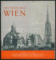 Deutschland Wien. Bécs, 1938, Landesfremdenverkehrsverband, 31 p. (szöveg)+22 l.(képek.) Első kiadás. Papírkötés, német nyelven./ Paperbinding, 31 p. (text)+22 l. (photos), in German language. First edition.
