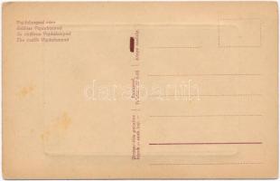 Budapest XIV. Városliget, Vajdahunyad-vára, Grainer-féle gobelin képek. textillap / tapestry textile...