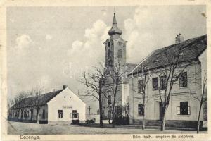 Bezenye, Pallersdorf; Római katolikus templom és plébánia, elemi népiskola (r)