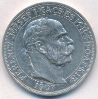 1907KB 5K Ag "Ferenc József koronázásnak 40. évfordulója" T:2
Adamo K7.1