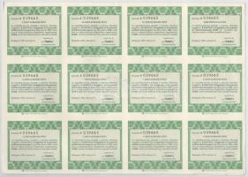 Budapest 1988. "Magyar Posta" körzeti telefonkötvénye 25.000Ft értékben + Budapest 1992. &...