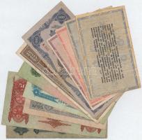 11db-os vegyes pengő tétel (10xklf), 20P-10.000.000AP közötti címletek T:III