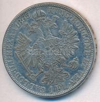 Ausztria 1865V 1Fl "Ferenc József" fém hamisítványa T:2,2-
Austria 1865V 1 Florin "F...