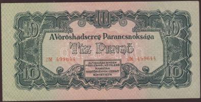 1944. "V.H." 10P papírránccal T:I-