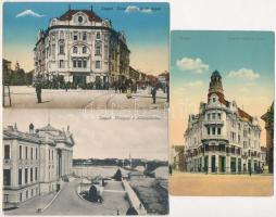 Szeged - 29 db RÉGI megíratlan magyar városképes lap / 29 pre-1945 unused Hungarian town-view postca...
