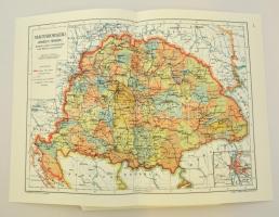 Kogutowicz Manó: Magyarország vármegyéinek kézi atlasza. Az  19095-ös kiadás hasonmása, a nyolc horv...