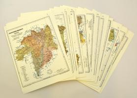 Kogutowicz Manó: Magyarország vármegyéinek kézi atlasza. Az  19095-ös kiadás hasonmása, a nyolc horv...