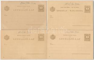 7 db RÉGI megíratlan motívumlap és városképes lap, az Ezredéves Országos Kiállítás díjjegyes sorozat...