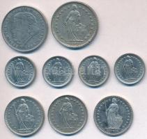 Vegyes: Németország 1992. 2M + Svájc 1968-1995. 1/2Fr (4x) + 1Fr (3xklf) + 2Fr T:2,2-
Mixed: German...