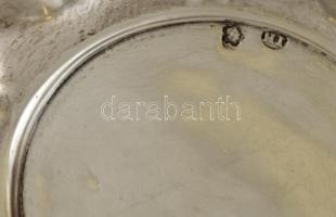 Ezüst (Ag.) kis tálka, jelzett, d: 10 cm, nettó 30 g