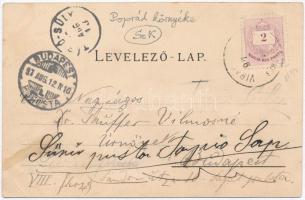 1897 Tátra, Virágvölgy, Blumenthal; Központi Kárpátok, éttermek, fürdők, Svájci ház, Váralja, Paksi ...