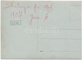 1907 Stubnyafürdő, Stubnianske Teplice; vasútállomás / railway station, photo