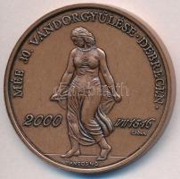 Csóka Zsuzsanna (1962-) 2000. "MÉE 30. Vándorgyűlése Debrecen / Medgyessy Ferenc 1881-1958" Br emlékérem (42,5mm) T:1-