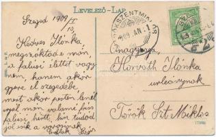 Szeged, Kelemen utca, Mayer Ferdinánd és fia üzlete, villamos (EK)