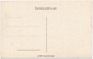 Szeged, Laudon utca 9. Lucza József vegyi ruhatisztító, kelmefestő és ágytoll-tisztító ipartelepe, ü...