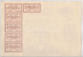 Kiskőrös 1930. "Az Első Dunavidéki Takarékpénztár" két darab részvénye egyben 100P értékbe...