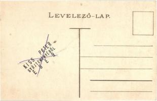 Füzesabony, Majzik Viktor munkástelepe. Magyar zászlóval és címerrel díszített kapu