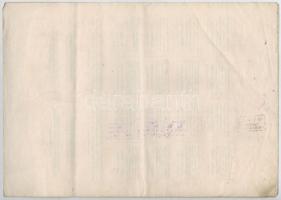 Budapest 1923. "Urikány-Zsilvölgyi Magyar Kőszénbánya-Részvénytársaság" 10 részvénye egyen...