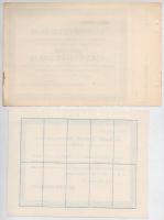 1923-1946. 3db-os részvényutalvány tétel: "Iker ipari és kereskedelmi részvénytársaság", &...